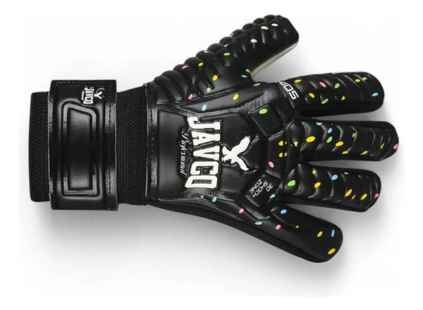 Guantes de Arquero Kids Infantil Negro/Colores Talla 4 y 5