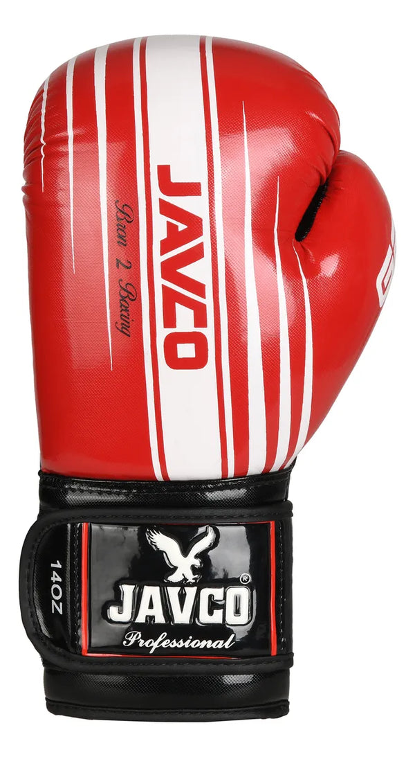 Guantes De Boxeo Born two Boxing Rojo/Blanco - 12 Onzas