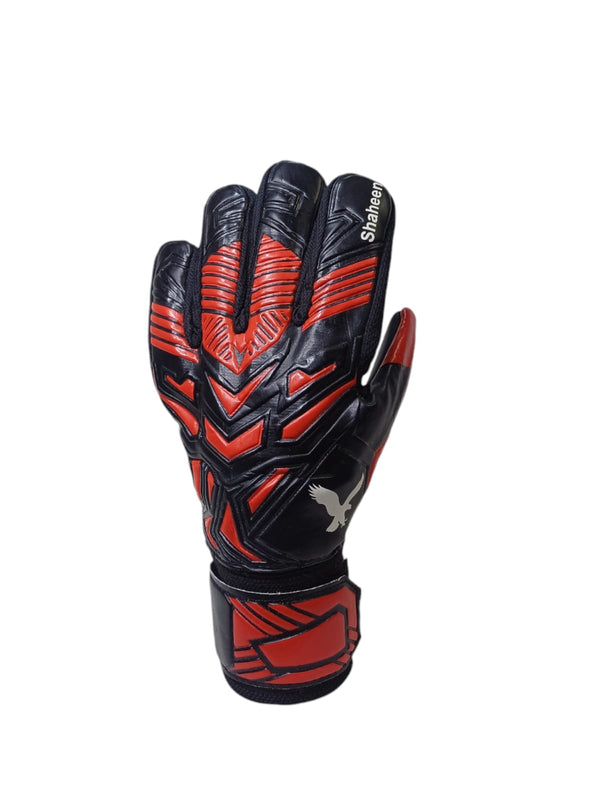 Guantes de Arquero Shaheen F/Extraíbles Negro/Rojo Talla 8 a 11