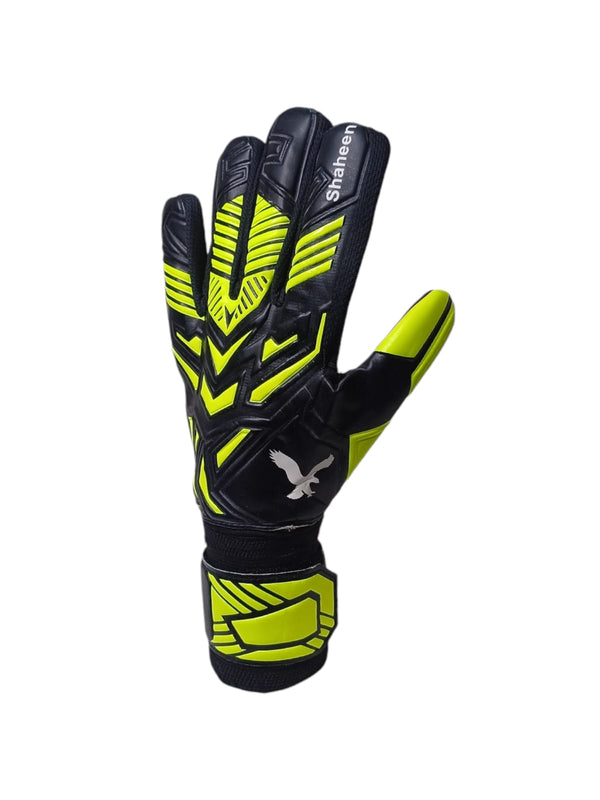 Guantes de Arquero Shaheen F/Extraíbles Negro/Amarillo Talla 8 a 11