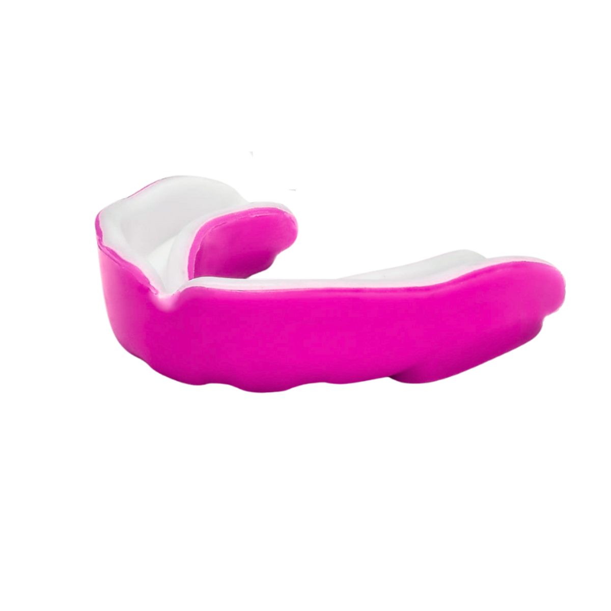 Bucal doble gel para artes marciales Rosado/Blanco